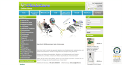 Desktop Screenshot of cliniccare.de