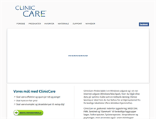Tablet Screenshot of cliniccare.com